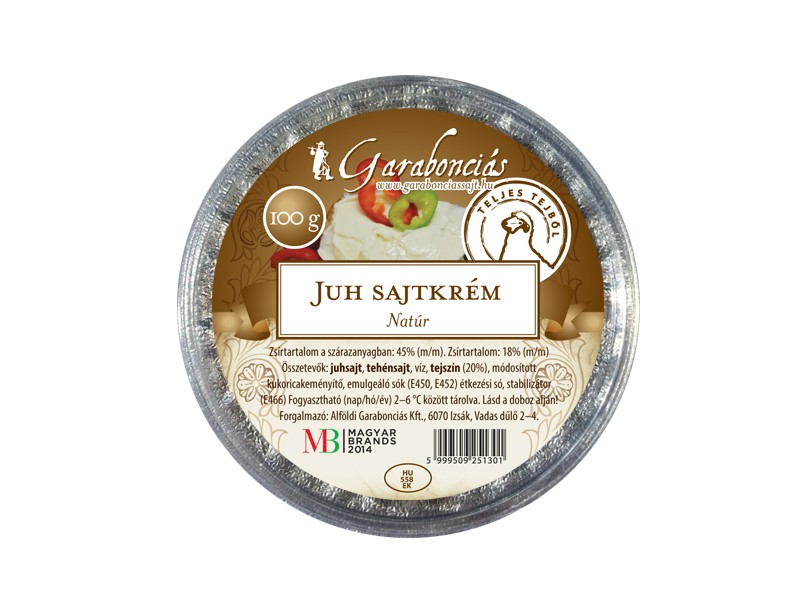 Garabonciás juh sajtkrém - 100g